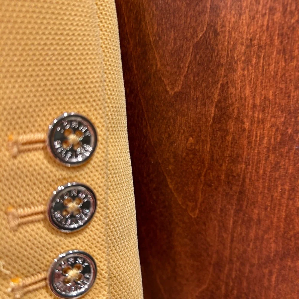 Tommy Hilfiger Yellow Blazer with Navy Trim - Picture 4 of 7